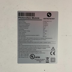 Solar Panel 415W Astronergy (CHSM72M-HC-415)