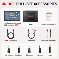 100W Portable Solar Panel Kit – Compact, Lightweight, USB & Controller Included