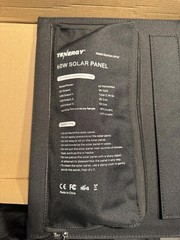 solar charger 60watt 4 panels portable
