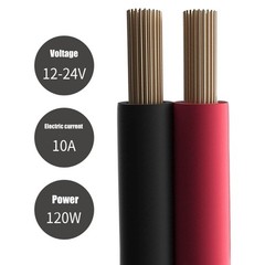 12V-24V 10A SAE to Crocodiles Clip Power Cord for Automotive Charging Cord