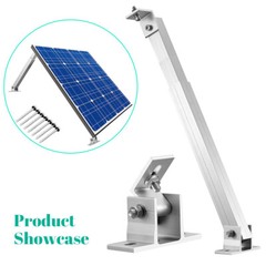 1-5Pair Solar Panel Mounting Brackets Panel Tilt Bracket Mount Adjustable Angle