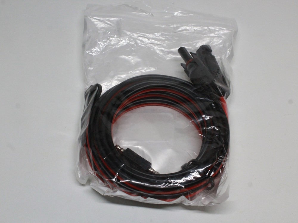 Extension Cable for Solar Panel to Battery RV Marine 10ft 10AWG Polarity Adapter