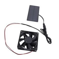Professional 0.8W Solar Panel Fan Kit For Pet House Cooling