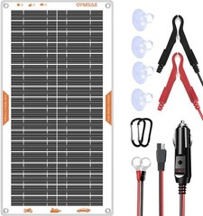 Portable 10W Solar Battery Charger for 12V Car, Boat & RV – Waterproof Design