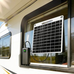 50W Flexible Solar Panel USB Output Phone Power Bank Outdoor RV Emergency Use