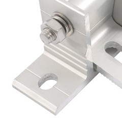 2 Set 14-27IN Solar Panel Rack Adjustable Aluminum Holder For 50-400 Watt Panels