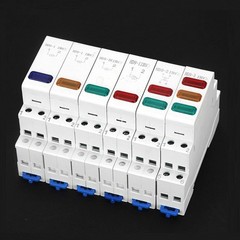 230V LED Signal Light DIN Rail Mount for Efficient Panel Indicator Setup