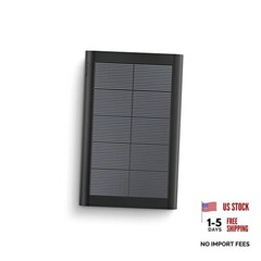 Small Solar Panel.9W for Outdoor Cam Plus, Outdoor Cam (Stick Up Cam), 1 Black