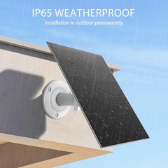 8W USB-C Solar Panel for Security Cameras, IP65 Waterproof Outdoor Solar Pane…