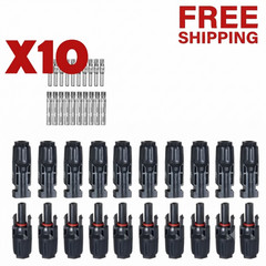 10Set Male Female Wire Cable Connector Set Solar Panel Waterproof Connector….