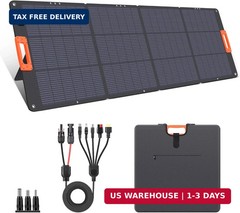 N-Type 16BB 200W Portable Solar Panel for Power Station ETFE Foldable Solar Pane