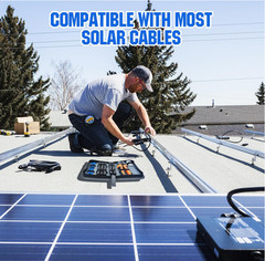 Kit Crimpadora Solar 13 Pzas con Conectores y Llaves para Cables Paneles, Nuevo