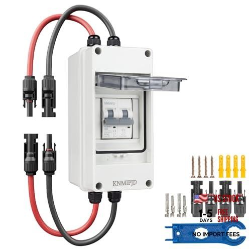 Solar Panel Disconnect Switch 50A 400V DC/AC PV Disconnect Box Outdoor 50 Amps