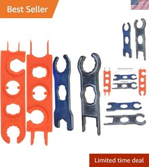 MC-4 Compatible Solar Connector Tool Set – Metal and Plastic Spanners (2 Pairs)