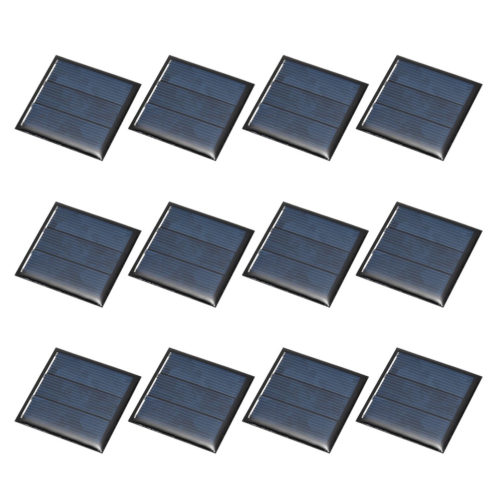 12Pcs 1.5V 0.225W 150mA Mini Solar Panels, Solar Photovoltaic Power Cells