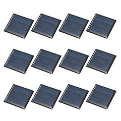 12Pcs 1.5V 0.225W 150mA Mini Solar Panels, Solar Photovoltaic Power Cells