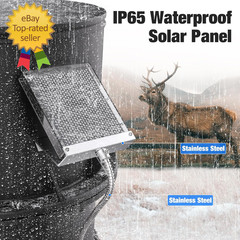 6V Solar Panel Battery Charger for Deer Feeder 1.7W Waterproof Solar Panel
