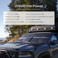 Renogy 400W Solar Panel Blanket N-Type Portable Foldable ‌Certified Refurbished