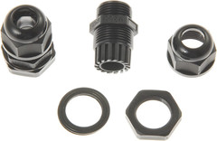 Weatherproof ABS Solar Double Cable Entry Gland,Curved Cable Connector for All C