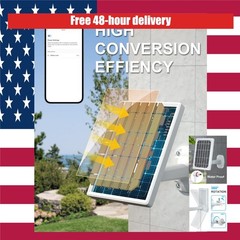 HPDMSOS Solar Panel Charger for Ring Stick Up Spotlight Cam 5V 2W