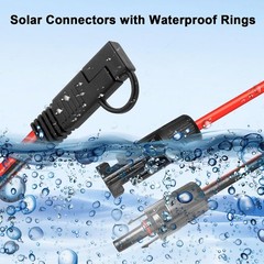 10AWG SAE to Solar Panel Connector Cable 20FT, Heavy-Duty Tinned Copper, Solar E