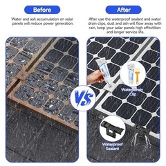 Solar Panel Mounting Brackets Kit – 10 Pcs Aluminum Alloy Roof Mounts for Flat/P