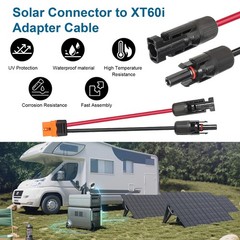 35FT 10AWG Solar Panel XT60i Connector Cable – Extension for Portable Power Stat
