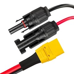 10AWG 6FT Solar Panel to XT90 Female Adapter Cable 300V 30A XT90 Solar 6Ft