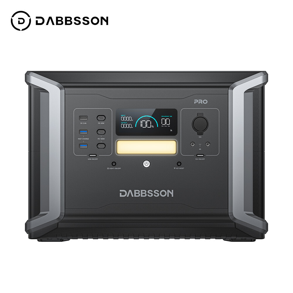 Dabbsson Portable Power Station 2150Wh 2400W Solar Generator For Home Backup