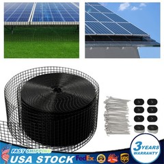 100ft Solar Panel Wire Mesh Roll & clip kit – Pigeon Bird Proofing Guard kit new
