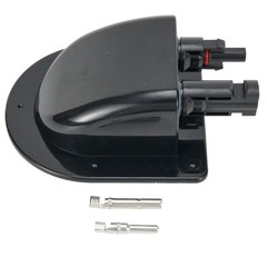 Easy Install ABS Solar Panel Junction Box Glue Mount No Drilling RV Boat