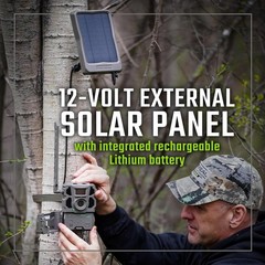 Rechargeable Solar Power Panel for Trail Cameras – Compatible with Reveal Models