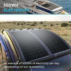 150W 300W 450W 600W Flexible Solar Panel Mono 12V Portable Power Camping Home RV