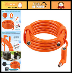 10FT 14AWG DC Extension Cable, 8mm Power Cord for Solar Generators & Panels