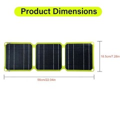 High Efficiency 5V Foldable Solars Panel for Backpacking and Survival Set