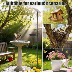 Adjustable Ground Stake Mount for Outdoor Cameras & Solar Panels, Universal 1/4″