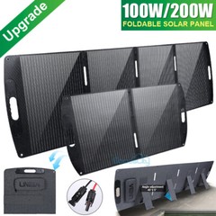 200W Portable Foldable Solar Panel for Power Station Generator Power Outage