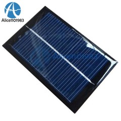 6V 100mA 0.6W Mini Epoxy Solar Panel Photovoltaic Polycrystalline Cell Charger