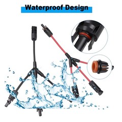 3 to 1 Y Branch Connector with 4mm 2 Solar Cable MMMF /FFFM for Solar PV4791