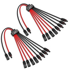 Effortless Installation 2 Pack Solar Connectors – Weatherproof for Outdoor Use