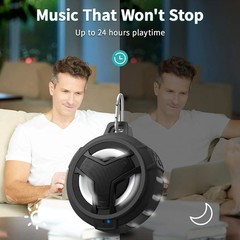 EBODA Bluetooth Shower Waterproof Speaker Portable Gifts for Kayak Teens | IP67