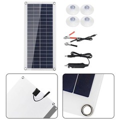 Solar Panel Kit,12 Volt Trickle Charger Battery Charger Maintenance Boat RV Car