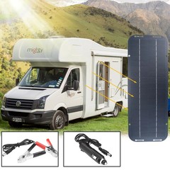 30W Solar Panel Kit 12V Trickle Charger Battery Charger Maintainer Boat RV Car