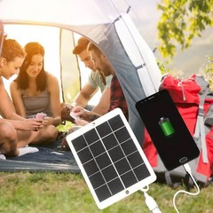 Solar Panel Charge with Mountaineering Buckle 3W Portable Outdoor Power