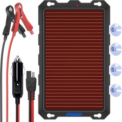 12 Volt Battery Charger Solar Powered Panel for Car Dump Trailer Boat Marine 12v