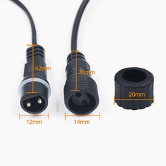 Solar Panel Controller 24V Waterproof 8 Modes for LED String Lights Outdoor