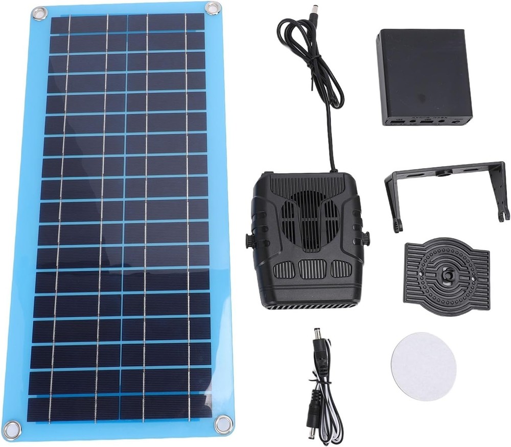 Monocrystalline solar panel solar heater, 30W adjustable solar space heater