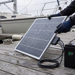 Monocrystalline Solar 20W Panel | 18V Outdoor Power for Charging Devices