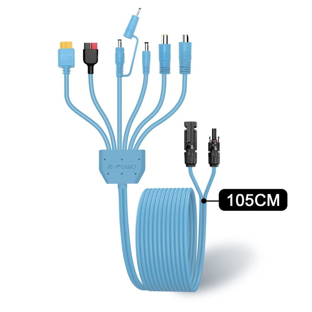 Solar Panel Cable Solar Connector to XT60 Adapter Wire for EcoFlow ANKER Power