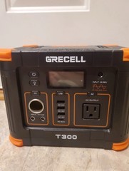 Portable Power Station 300W, GRECELL 230.88Wh Solar Generator